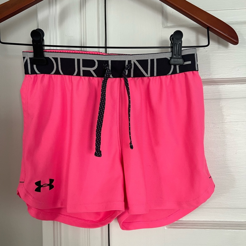 Girls under armour athletic shorts
